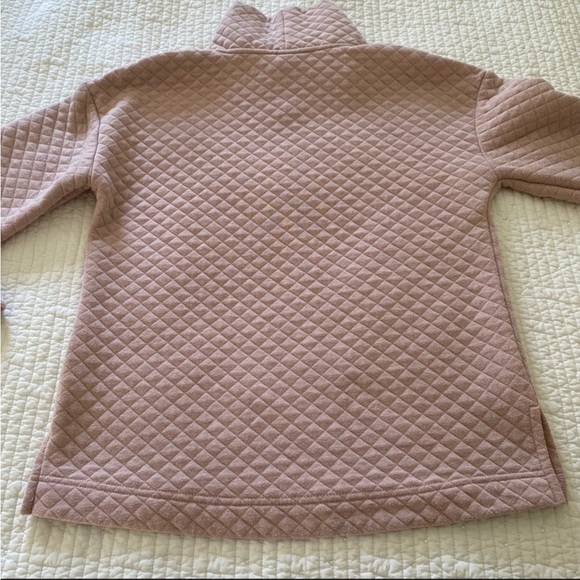 RBX Womens Pink Diamond Quilted Cowl Neck Sweater - Picture 3 of 10